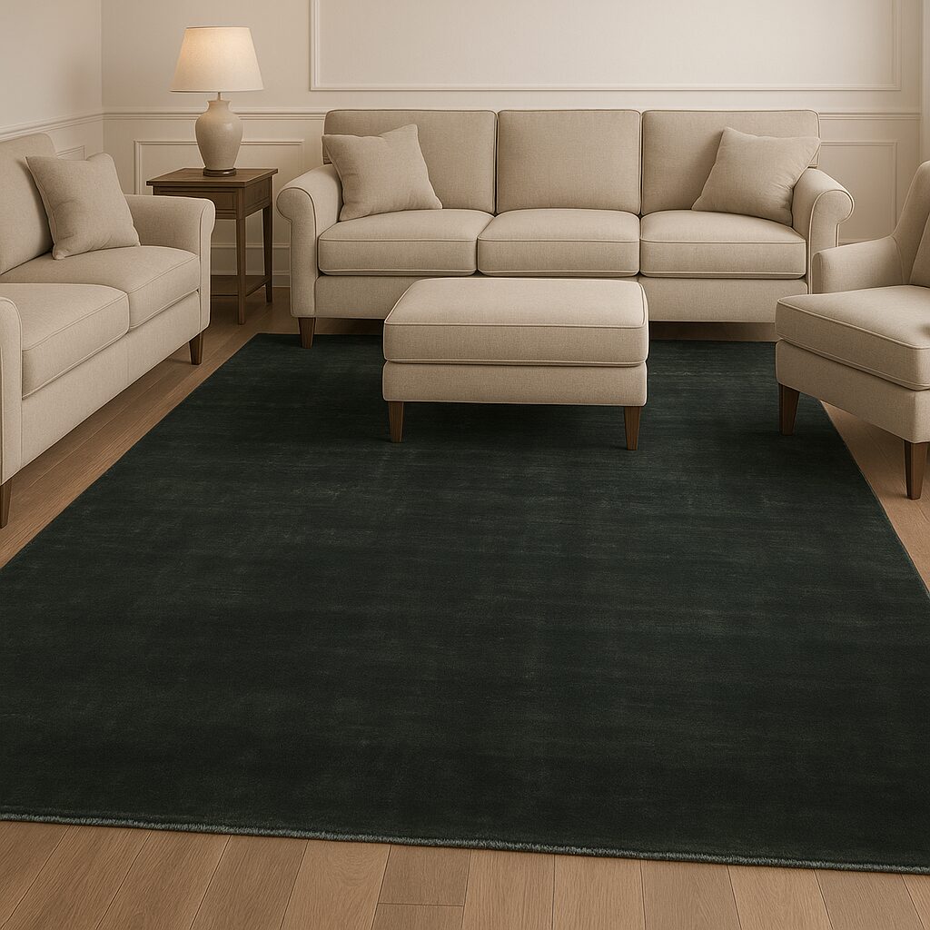 8 X 10 Wool Bamboo Silk Hand Knotted PE-01